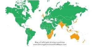 Left / right driving countries