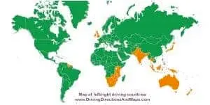 Left / right driving countries