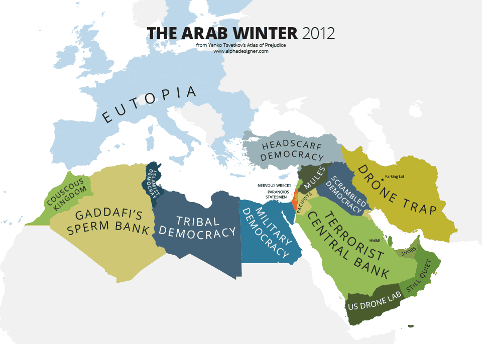 The Arab Map Winter, 2012