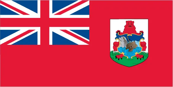 This image shows the flag of Bermuda, North America. For more details of the flag of Bermuda, please see this page below.