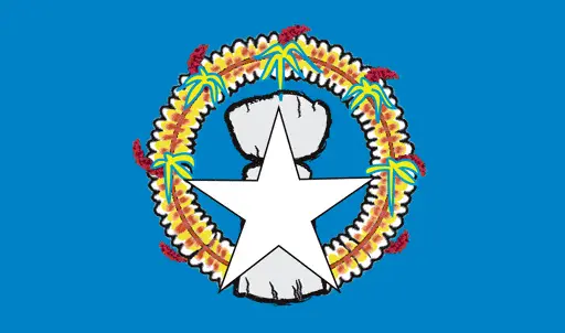 This image shows the flag of Northern Mariana Islands, Oceania. For more details of the flag of Northern Mariana Islands, please see this page below.