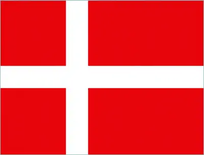 This image shows the flag of Denmark, Europe. For more details of the flag of Denmark, please see this page below.