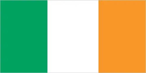 This image shows the flag of Ireland, Europe. For more details of the flag of Ireland, please see this page below.