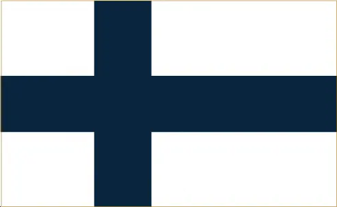 This image shows the flag of Finland, Europe. For more details of the flag of Finland, please see this page below.
