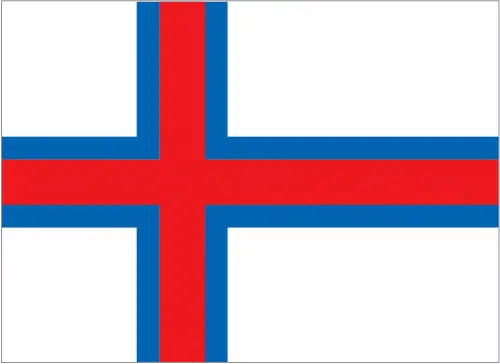 This image shows the flag of Faroe Islands, Europe. For more details of the flag of Faroe Islands, please see this page below.
