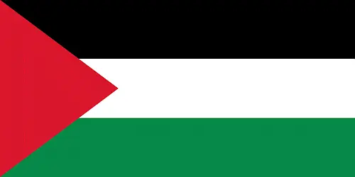 This image shows the flag of Gaza Strip, Middle East. For more details of the flag of Gaza Strip, please see this page below.
