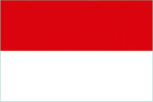 This image shows the flag of Indonesia, Southeast Asia. For more details of the flag of Indonesia, please see this page below.