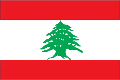 This image shows the flag of Lebanon, Middle East. For more details of the flag of Lebanon, please see this page below.