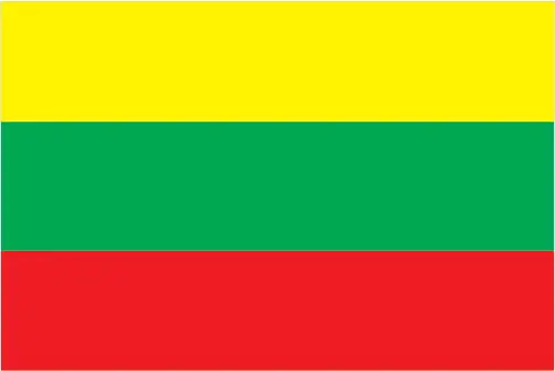 This image shows the flag of Lithuania, Europe. For more details of the flag of Lithuania, please see this page below.