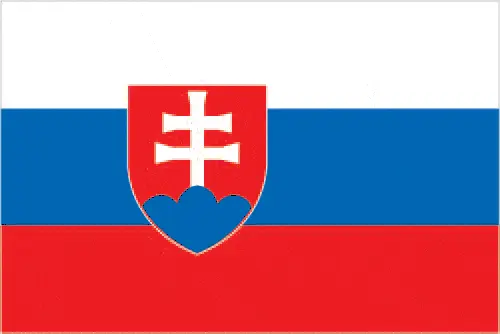 This image shows the flag of Slovakia, Europe. For more details of the flag of Slovakia, please see this page below.