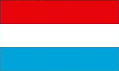 This image shows the flag of Luxembourg, Europe. For more details of the flag of Luxembourg, please see this page below.