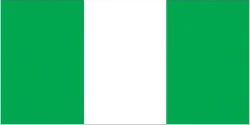 This image shows the flag of Nigeria, Africa. For more details of the flag of Nigeria, please see this page below.