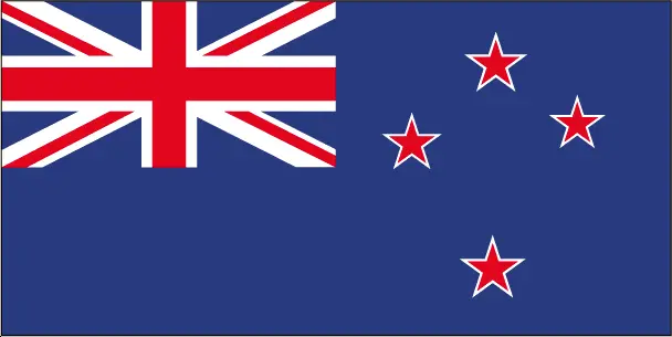 This image shows the flag of New Zealand, Oceania. For more details of the flag of New Zealand, please see this page below.