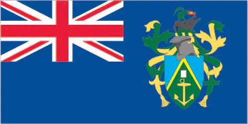 This image shows the flag of Pitcairn Islands, Oceania. For more details of the flag of Pitcairn Islands, please see this page below.