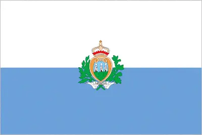 This image shows the flag of San Marino, Europe. For more details of the flag of San Marino, please see this page below.
