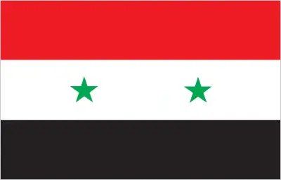 This image shows the flag of Syria, Middle East. For more details of the flag of Syria, please see this page below.