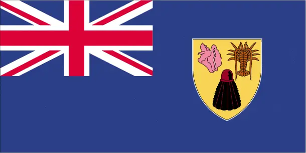 This image shows the flag of Turks and Caicos Islands, Central America, and the Caribbean. For more details of the flag of Turks and Caicos Islands, please see this page below.