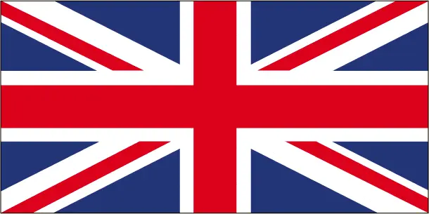 This image shows the flag of the United Kingdom, Europe. For more details of the flag of the United Kingdom, please see this page below.