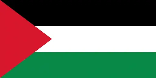 This image shows the flag of West Bank, Middle East. For more details of the flag of West Bank, please see this page below.