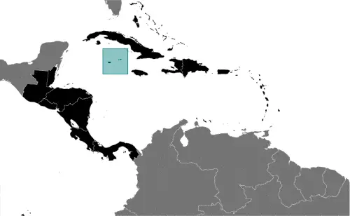 This image shows the location of Cayman Islands, Central America, and the Caribbean. For more geographical details of Cayman Islands, please see this page below.