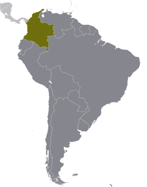 Colombia South America Map