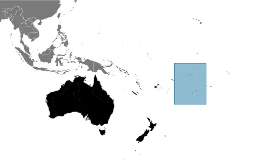 This image shows the location of Cook Islands, Oceania. For more geographical details of Cook Islands, please see this page below.