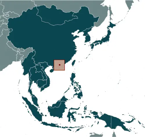 This image shows the location of Macau, Southeast Asia. For more geographical details of Macau, please see this page below.