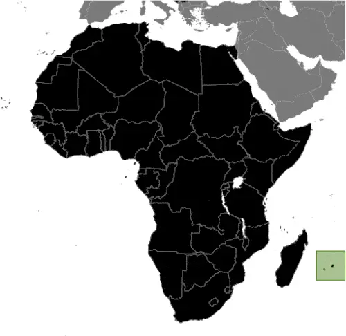 This image shows the location of Mauritius, Africa. For more geographical details of Mauritius, please see this page below.