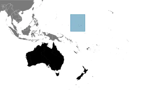 This image shows the location of Marshall Islands, Oceania. For more geographical details of Marshall Islands, please see this page below.