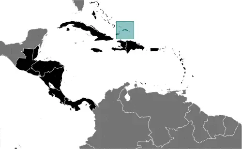 This image shows the location of Turks and Caicos Islands, Central America, and the Caribbean. For more geographical details of Turks and Caicos Islands, please see this page below.