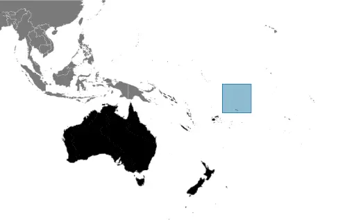 This image shows the location of Tokelau, Oceania. For more geographical details of Tokelau, please see this page below.