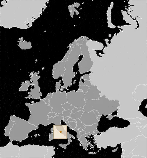 This image shows the location of Vatican City, Europe. For more geographical details of Vatican City, please see this page below.