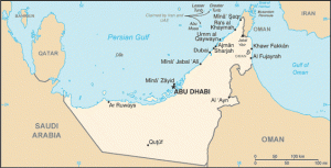 Map of UAE