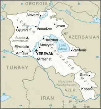 This image shows the draft map of Armenia, Asia. For more details of the map of Armenia, please see this page below.