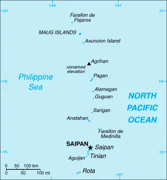 This image shows the draft map of Northern Mariana Islands, Oceania. For more details of the map of Northern Mariana Islands, please see this page below.
