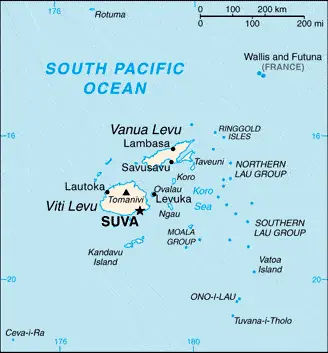 This image shows the draft map of Fiji, Oceania. For more details of the map of Fiji, please see this page below.