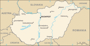 Map of Hungary