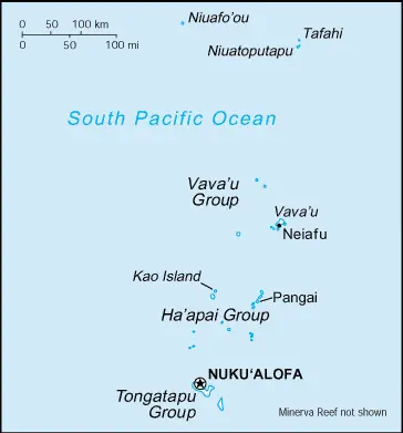 This image shows the draft map of Tonga, Oceania. For more details of the map of Tonga, please see this page below.