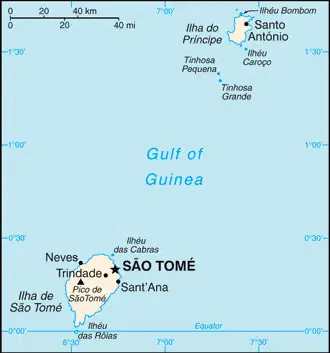 This image shows the draft map of Sao Tome and Principe, Africa. For more details of the map of Sao Tome and Principe, please see this page below.